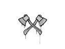 Sealed Graffiti | X-Axes (Shark White)