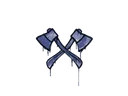 Sealed Graffiti | X-Axes (SWAT Blue)