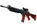 SG 553 | Darkwing (Minimal Wear)