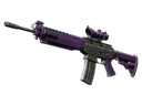 SG 553 | Ultraviolet (Battle-Scarred)