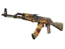 StatTrak™ AK-47 | Searing Rage (Well-Worn)