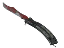 ★ StatTrak™ Butterfly Knife | Crimson Web (Battle-Scarred)