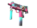 StatTrak™ MAC-10 | Neon Rider (Well-Worn)