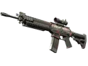 StatTrak™ SG 553 | Cyberforce (Battle-Scarred)