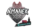 Sticker | AMANEK | Stockholm 2021