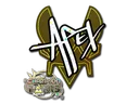 Sticker | apEX (Glitter, Champion) | Paris 2023
