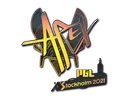 Sticker | apEX (Holo) | Stockholm 2021