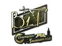 Sticker | b1t (Gold) | Stockholm 2021