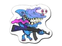 Sticker | Blue Shark Shooter