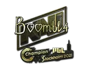 Sticker | Boombl4 (Gold) | Stockholm 2021