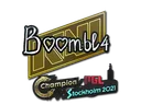 Sticker | Boombl4 | Stockholm 2021