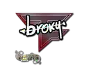 Sticker | broky (Glitter) | Paris 2023