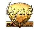Sticker | byali (Gold) | Krakow 2017