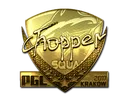 Sticker | chopper (Gold) | Krakow 2017