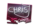 Sticker | chrisJ (Foil) | Cologne 2015
