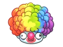 Sticker | Clown Wig