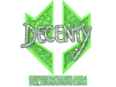 Sticker | decenty (Glitter) | Copenhagen 2024