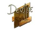 Sticker | device (Gold) | Boston 2018