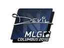 Sticker | DEVIL | MLG Columbus 2016