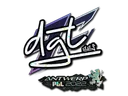 Sticker | dgt (Glitter) | Antwerp 2022