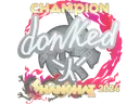 Sticker | donk (Champion) | Shanghai 2024