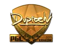 Sticker | dupreeh (Gold) | Krakow 2017