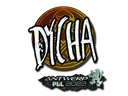 Sticker | dycha (Glitter) | Antwerp 2022