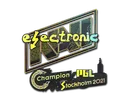 Sticker | electroNic (Holo) | Stockholm 2021