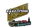 Sticker | electroNic | Stockholm 2021
