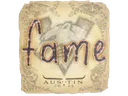 Sticker | fame | Austin 2025