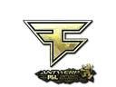 Sticker | FaZe Clan (Gold) | Antwerp 2022