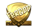 Sticker | fer (Gold) | Krakow 2017