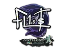 Sticker | FL1T (Glitter) | Antwerp 2022