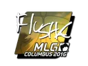 Sticker | flusha (Foil) | MLG Columbus 2016