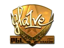 Sticker | gla1ve (Gold) | Krakow 2017