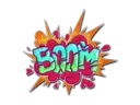 Sticker | Go Boom (Glitter)