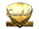 Sticker | GuardiaN (Gold) | Krakow 2017