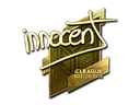 Sticker | innocent (Gold) | Boston 2018