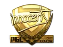 Sticker | innocent (Gold) | Krakow 2017