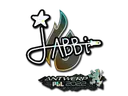 Sticker | jabbi (Glitter) | Antwerp 2022