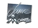 Sticker | James (Foil) | Cologne 2015