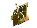Sticker | jR (Gold) | Boston 2018