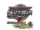 Sticker | karrigan (Glitter, Champion) | Antwerp 2022
