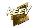 Sticker | keev (Gold) | Boston 2018