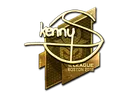 Sticker | kennyS (Gold) | Boston 2018