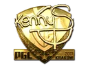 Sticker | kennyS (Gold) | Krakow 2017