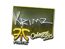 Sticker | KRIMZ (Foil) | Cologne 2015