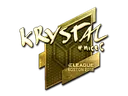 Sticker | kRYSTAL (Gold) | Boston 2018
