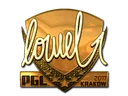 Sticker | loWel (Gold) | Krakow 2017