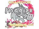 Sticker | magixx (Glitter, Champion) | Shanghai 2024